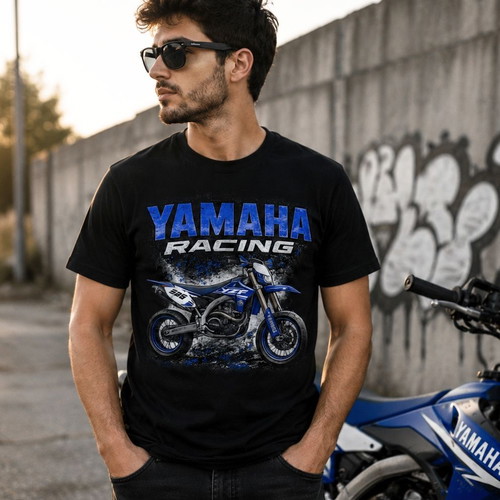 Yamaha Racing YZF 450 Supermoto T-Shirt new, black