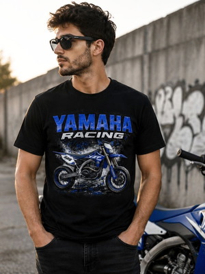 Yamaha Racing YZF 450 Supermoto T-Shirt new, black