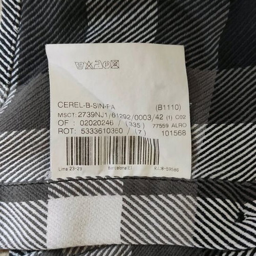 Burberry London shirt size M like new, gray and blue