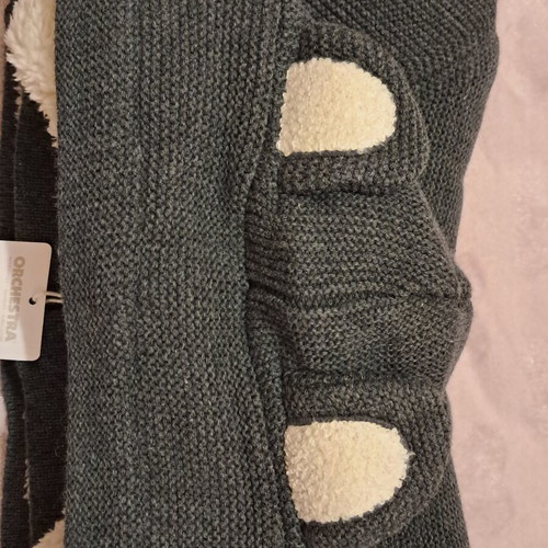 Orchestra baby jacket with fur and hood 18 months new