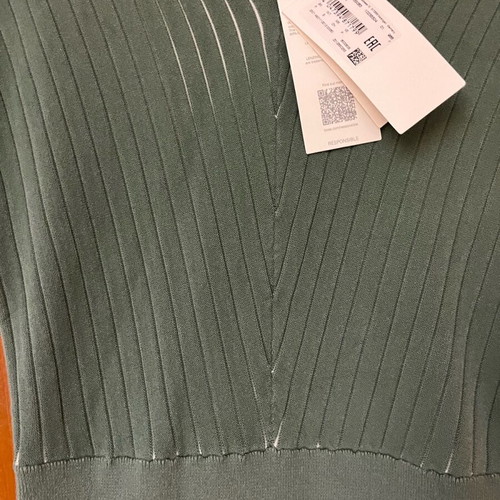 Hugo Boss dress new knitted mint with white ribs