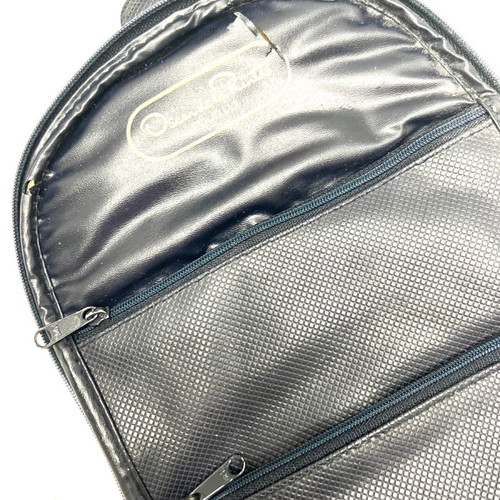 Oscar de la Renta vanity case used with natural wear