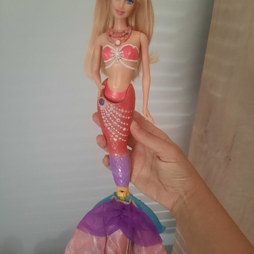 Barbie The Pearl Princess Lumina mermaid doll with transforming tail (2014)