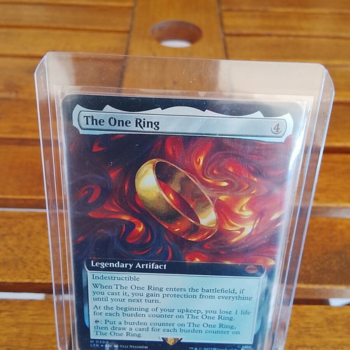 The One Ring MTG collectible card, new, foil edition