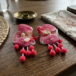 Earrings new, multicolored