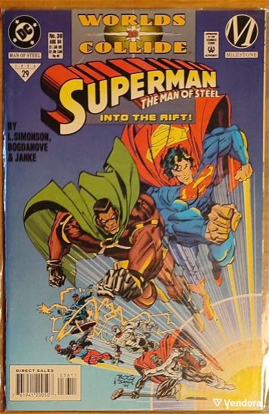  DC COMICS xenoglossa SUPERMAN: MAN OF STEEL (1991)