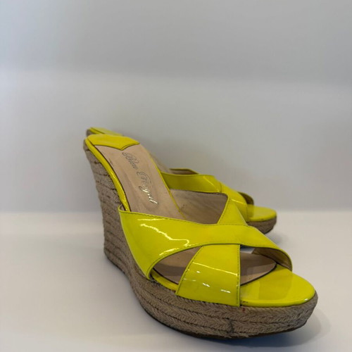 Fratelli Karida platform heels used, fluo yellow, size 39