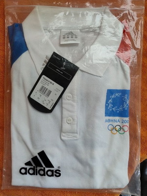Athens 2004 Collectible Polo Shirt official size L new