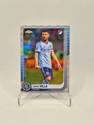 Topps MLS David Villa Refractor συλλεκτική κάρτα