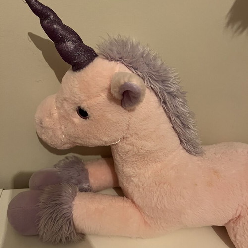 Unicorn plush large 70x40cm by Keel Toys used, excellent condition