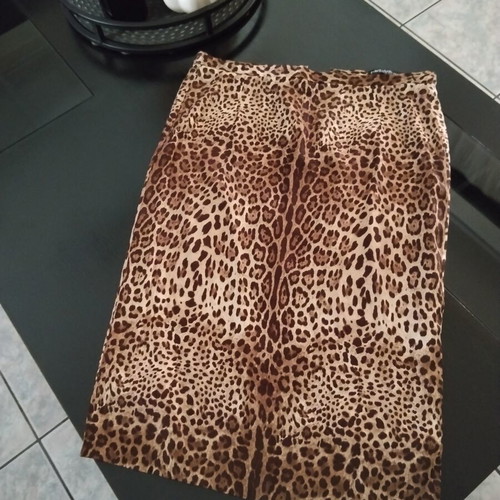 Silk skirt Dolce & Gabbana like new, brown, size M 38 10