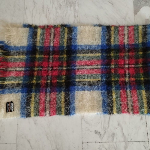 Αυθεντικό σκωτσέζικο κασκόλ Mohair & Wool St Michael μεταχειρισμένο