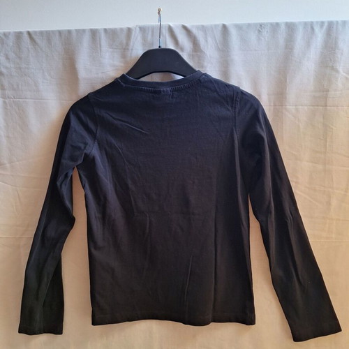 Zara Kids Cowgirl Dream Black Long Sleeve Graphic Top, 11-12 years