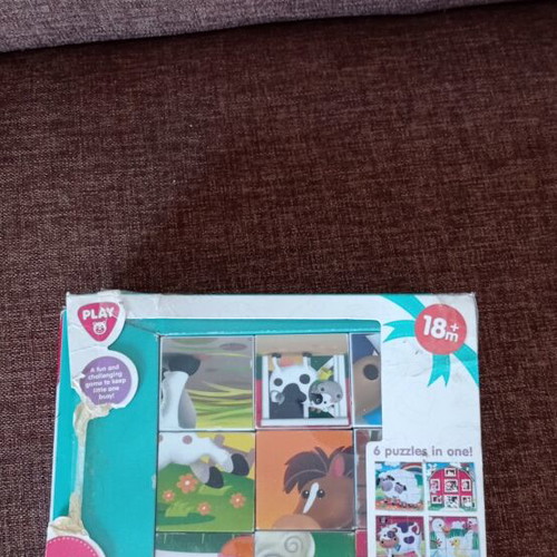 Play Farmhouse Block Puzzle 6 in 1 like new
