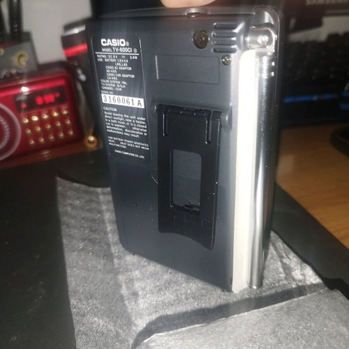 Casio TV-600 portable television like new