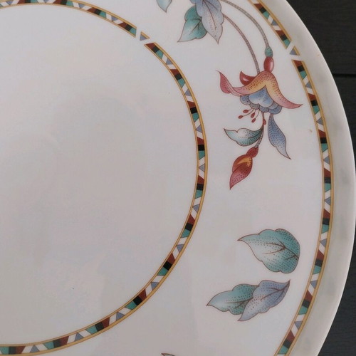 Furstenberg Germany vintage cake stand with foot