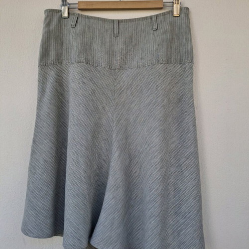 Sisley suit XL like new, jacket and skirt, gray