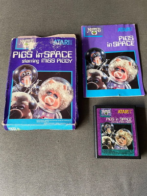 Pigs in Space game for Atari 2600 complete in box