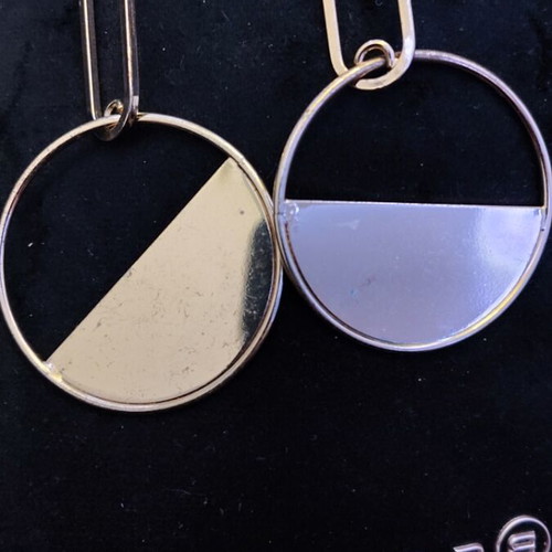 Zara evening earrings gold like new