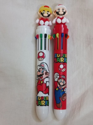 Super Mario pen with eight colors new