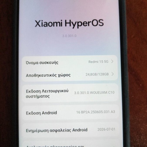 Xiaomi Redmi 15 5G smartphone 4/128GB, gray