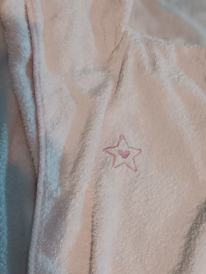 Girls' bathrobe, over 1 year old, pink