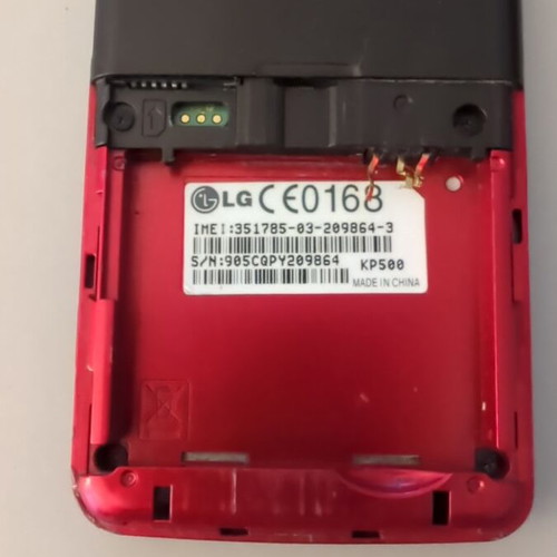 LG KP500 used phone for parts or repair