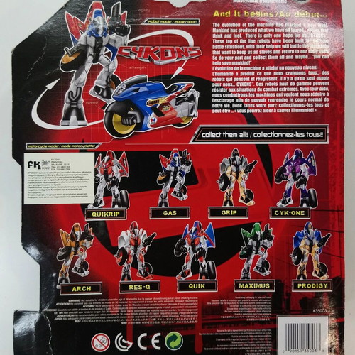 Maisto Cykons Transformable Motorcycle Prodigy toy