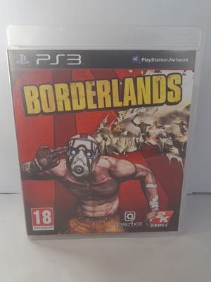 Borderlands PS3 like new, English edition, scratch-free