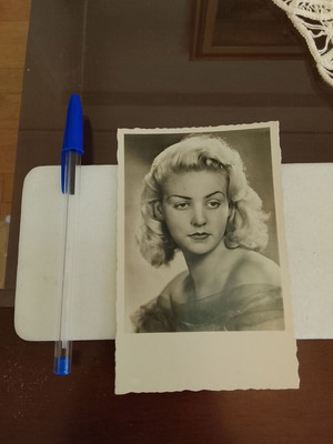 Vintage Paula Wessely Real Photo Postcard RPPC used