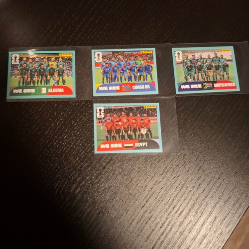 African Teams FIFA World Cup 2026 Sticker Set, 10 teams