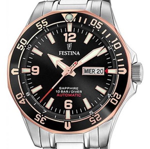 Festina Automatic Silver F20478/6 43mm 10 Atm Ανδρικο.