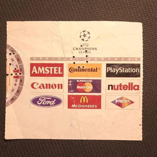 Olympiakos Ajax ticket used