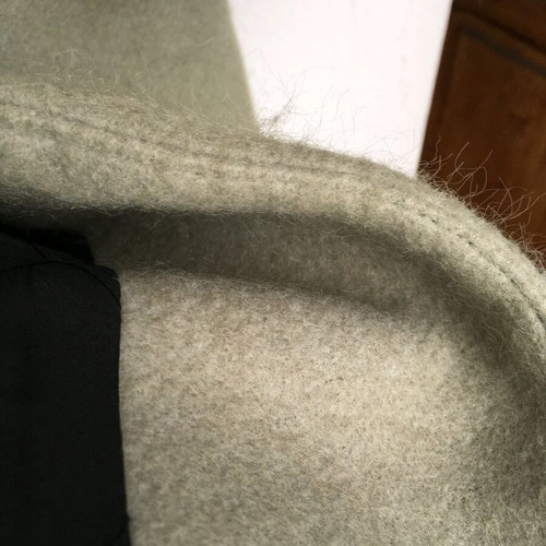 Wool coat Huiglia Cici like new, gray-green, size M