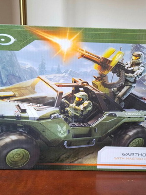 Halo Infinite Warthog with Master Chief figure new