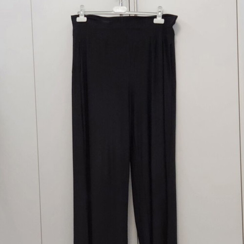 Celestino black pants with thick elastic waist, like new, medium-large