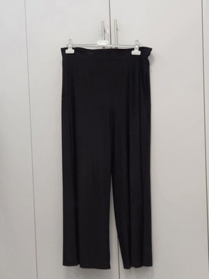 Celestino black pants with thick elastic waist, like new, medium-large