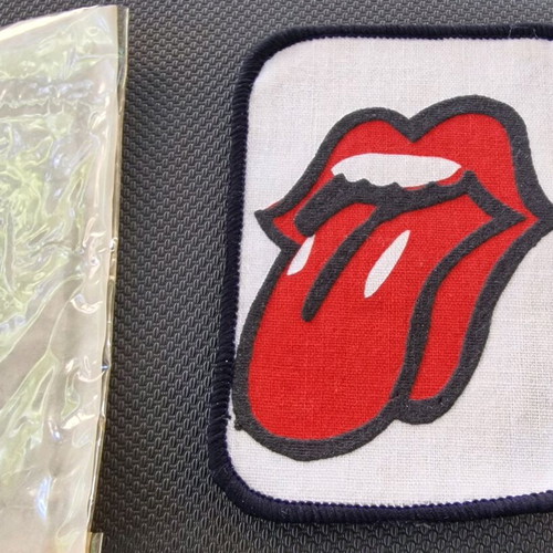 Vintage Rolling Stones cloth patch badge new, classic hard rock