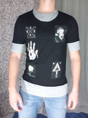Fifty Ways t-shirt μεταχειρισμένο, μέγεθος L, μαύρο