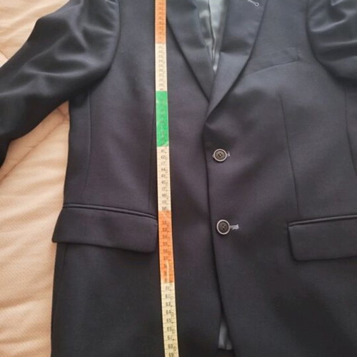 Navy and Green men's jacket size M like new, blue