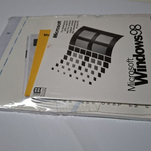 Microsoft Windows 98 English edition sealed software