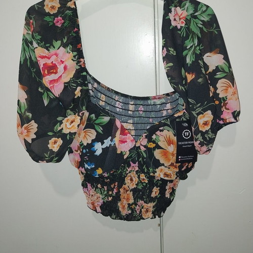 Blouse new, black, size XS