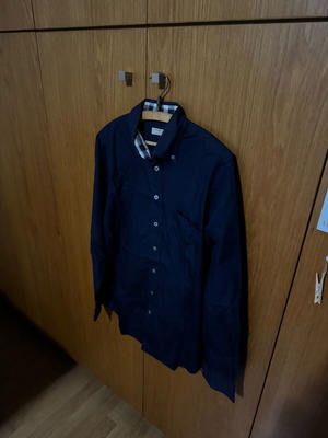 Burberry linen men's shirt small classic fit like new