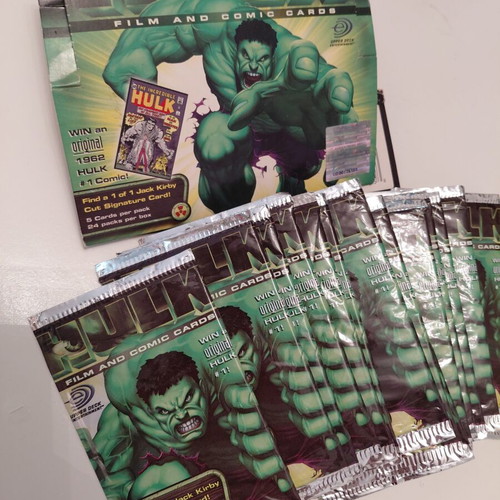 Hulk Film & Comic Cards pack of 16, 2003, Upper Deck Marvel, like new