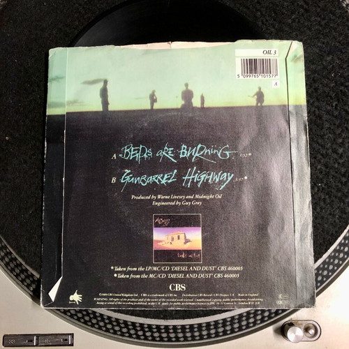 Midnight Oil Beds Are Burning Vinyl 7" Single used, rock
