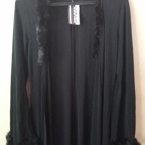 Female Fashion long women's jacket, black