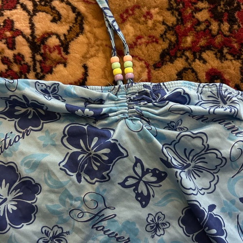 Top used, size L, blue turquoise
