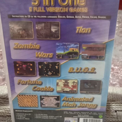 5 in One PC Games Used with Zombie Wars