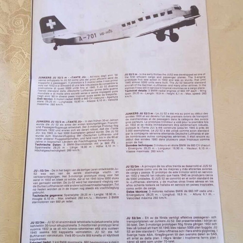 Junkers Ju-52 Lufthansa 1:72 Italeri 150 like new