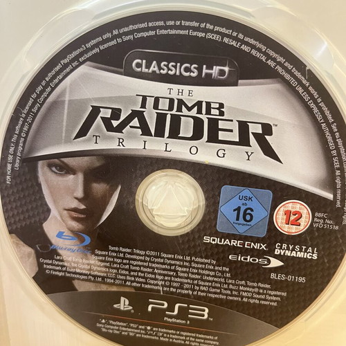 Tomb Raider Trilogy HD PS3 game